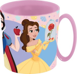 Disney Taza Micro CZ11392 Principesse 350 mL para Niños Libre de BPA Apto Microondas