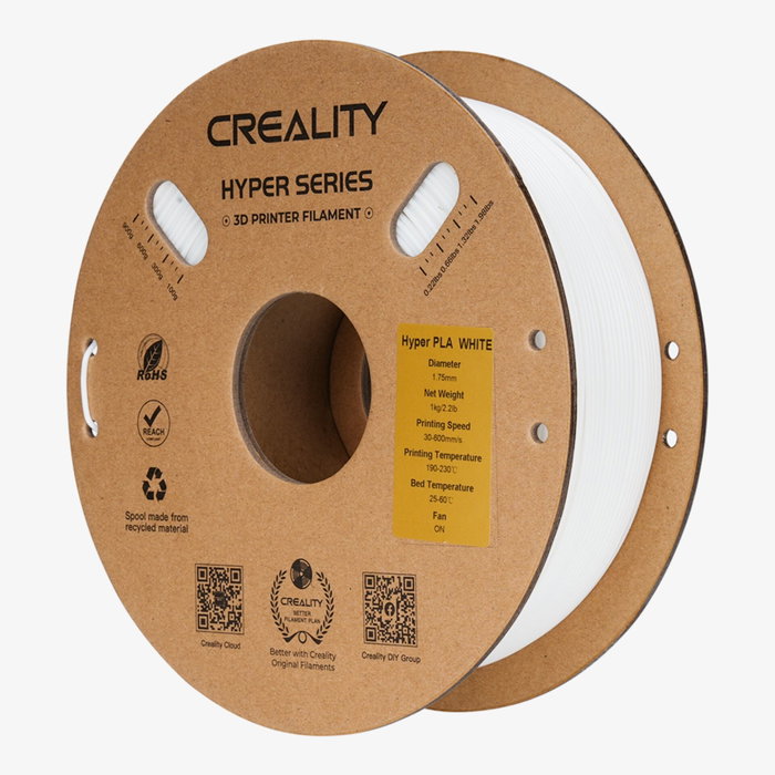 Creality Hyper PLA Filament Blanco 1,75 mm 1 kg Creality Hyper PLA Filament Blanco 1,75 mm 1 kg