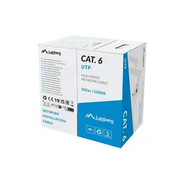 Lanberg Cable LAN UTP Kat.6 305m Cu LSZH CPR Gris