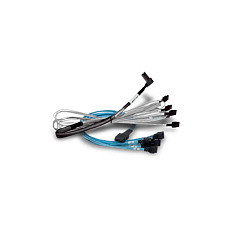 Broadcom Cable Interno SAS Slim SAS SFF-8654 M a Mini SAS HD SFF-8643 1m para NVMe