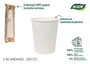 Algon Set 30 Vasos de Cartón Blancos 250cc (20 Unidades)