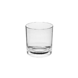 Roltex Vaso de Whisky de Policarbonato, Capacidad 25 cl, Diámetro 74 mm, Altura 79 mm, Modelo TOP (Set de 50)