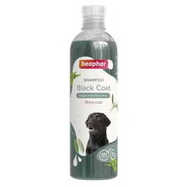 Beaphar Champú Perros Pelo Negro 250 mL para un color intenso y vivo, pH neutro, sin parabenos, para pieles sensibles