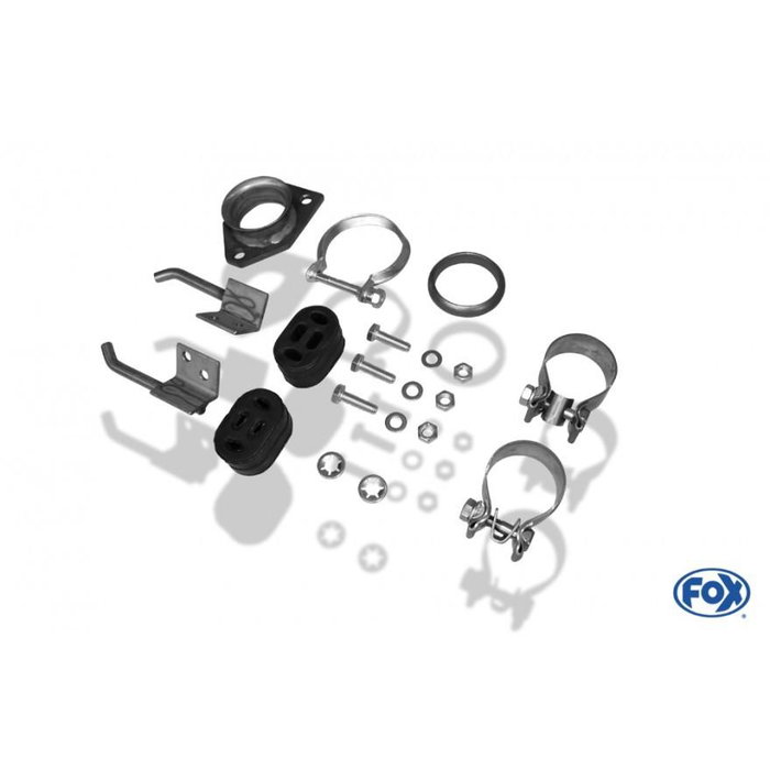Fox FXCI130005-073 Silenciador Trasero Transversal Exit R para Citroen C-Crosser (06-), Homologación ECE, Acabado Pulido, 2.2l D 115kW