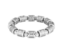 Police PJ26562BSS.01 Pulsera de Acero Inoxidable Gris