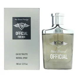New Brand Prestige Prestige Official Eau de Toilette para hombres, 100 ml
