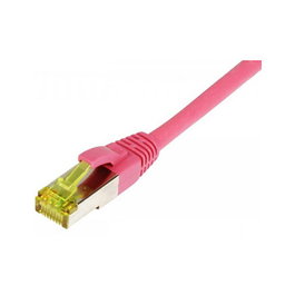 Synergy21 Patchkabel RJ45 CAT6A 500MHz 0,15m magenta
