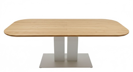 DKD Home Decor Mesa Comedor Moderno 110 x 76 x 240 cm Acacia y Metal