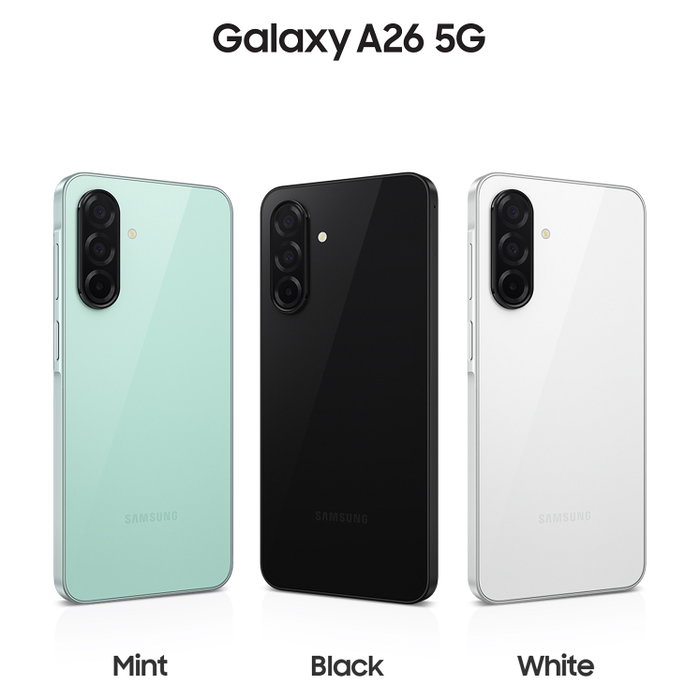 Samsung Galaxy A26 5G 256GB Negro 8GB RAM Dual SIM Pantalla 6.7" Super AMOLED 50MP Android 15 Samsung Galaxy A26 5G 256GB Negro 8GB RAM Dual SIM Pantalla 6.7" Super AMOLED 50MP Android 15
