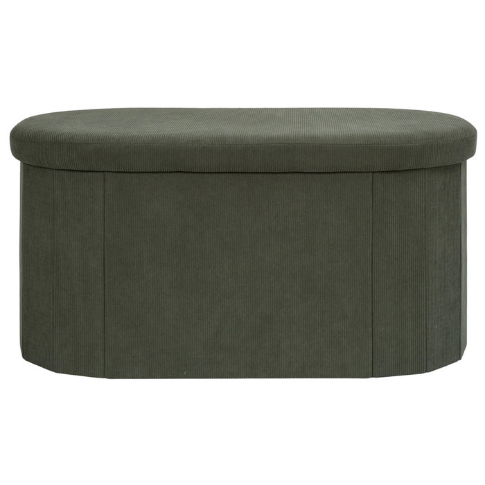 Home Deco Factory Banco-puf Plegable Jules Verde