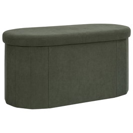 Home Deco Factory Banco-puf Plegable Jules Verde