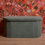 Home Deco Factory Banco-puf Plegable Jules Verde