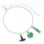 THE CARAT SHOP Pulsera Elphaba Icons Charm Wicked For Good de aleación de zinc