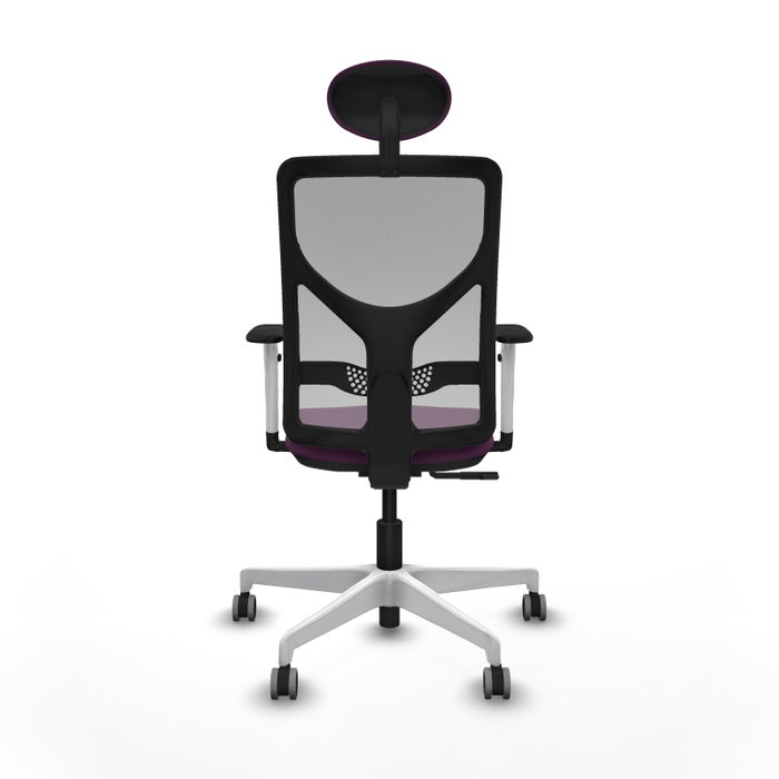 PIQUERAS Y CRESPO Silla de oficina Motilla con mecanismo Sincro, Morado y Gris PIQUERAS Y CRESPO Silla de oficina Motilla con mecanismo Sincro, Morado y Gris