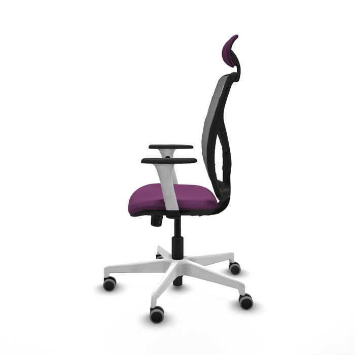 PIQUERAS Y CRESPO Silla de oficina Motilla con mecanismo Sincro, Morado y Gris PIQUERAS Y CRESPO Silla de oficina Motilla con mecanismo Sincro, Morado y Gris