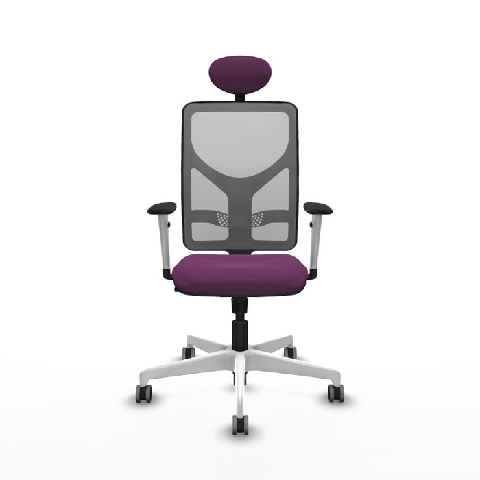PIQUERAS Y CRESPO Silla de oficina Motilla con mecanismo Sincro, Morado y Gris PIQUERAS Y CRESPO Silla de oficina Motilla con mecanismo Sincro, Morado y Gris