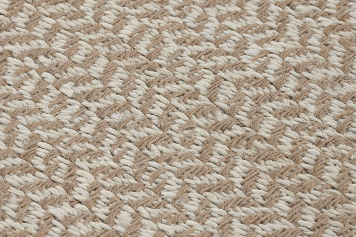 DKD Home Decor Alfombra de Yute 120x180 cm Natural y Blanco