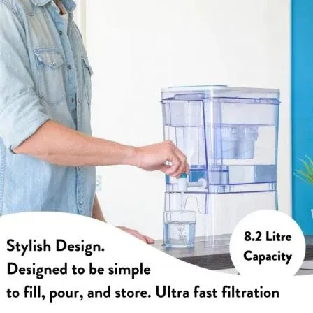 Aqua Optima Depósito de Agua Filtrada WD1000 / 8.2L / Incluye 2 Filtros