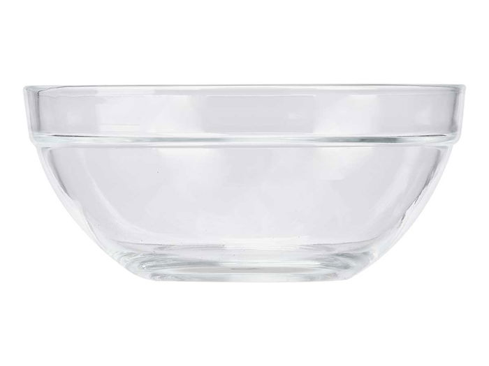 Vivalto Bol Apilable Transparente de Vidrio 20 cm, Capacidad 1.5 L (Set de 12) Vivalto Bol Apilable Transparente de Vidrio 20 cm, Capacidad 1.5 L (Set de 12)