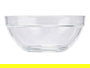 Vivalto Bol Apilable Transparente de Vidrio 20 cm, Capacidad 1.5 L (Set de 12)