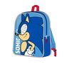 Cerdá Mochila Infantil Sonic con Aplicaciones 21.7 x 28.0 x 9.0 cm para Niños 2-8 Años Azul