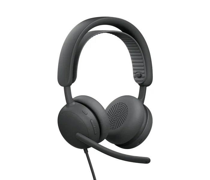 Logitech Zone Wired 2 Auriculares con Cable Diadema USB-C/USB-A para Llamadas y Música con Cancelación Activa de Ruido (ANC)