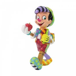 Enesco Figura Decorativa de Colección Disney Pinocho by Britto, Romero Britto, Licencia Oficial Disney, 80 Aniversario