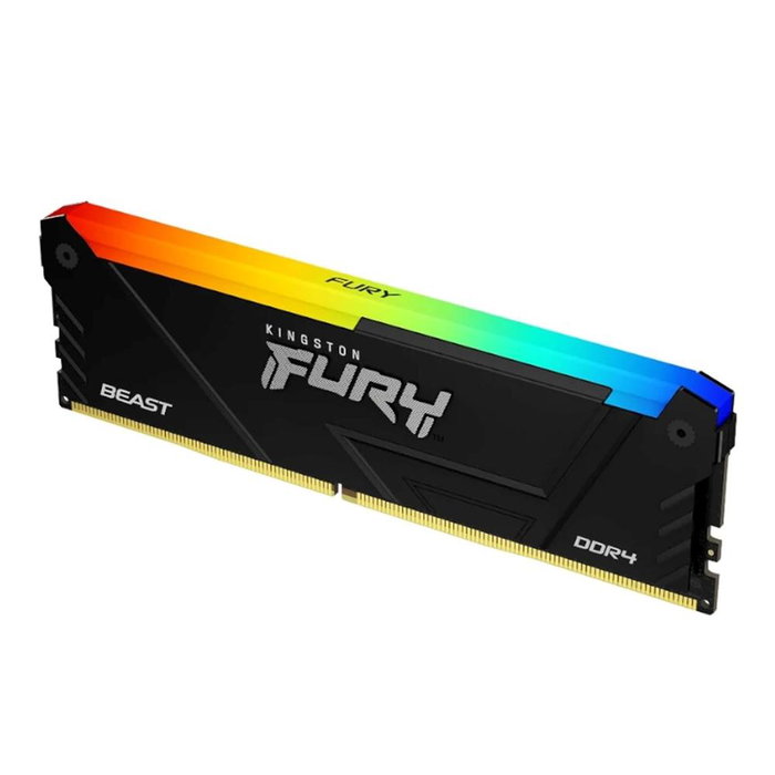 Kingston Technology Fury Beast RGB 8GB DDR4 3200 MHz 288-pin DIMM KF432C16BB2A/8 Kingston Technology Fury Beast RGB 8GB DDR4 3200 MHz 288-pin DIMM KF432C16BB2A/8