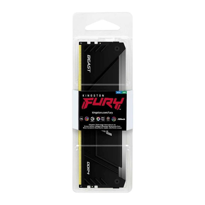 Kingston Technology Fury Beast RGB 8GB DDR4 3200 MHz 288-pin DIMM KF432C16BB2A/8 Kingston Technology Fury Beast RGB 8GB DDR4 3200 MHz 288-pin DIMM KF432C16BB2A/8