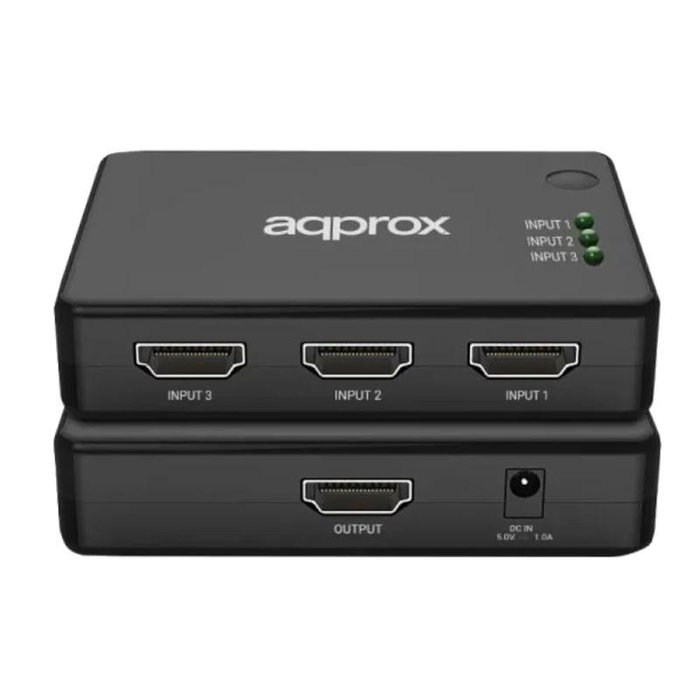 Approx HDMI Switch 3 Puertos 4K con Control Remoto 3xHDMI