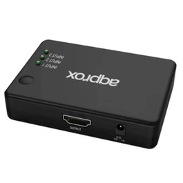 Approx HDMI Switch 3 Puertos 4K con Control Remoto 3xHDMI