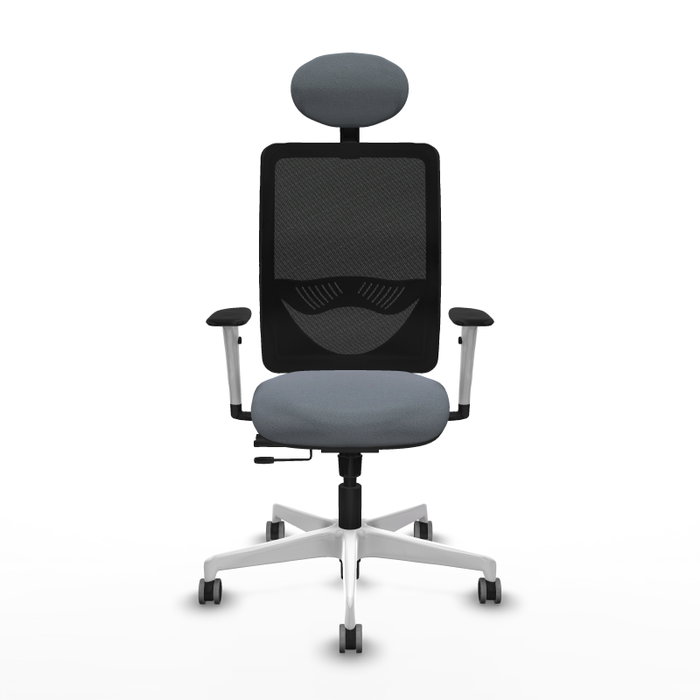 PIQUERAS Y CRESPO Silla de oficina Zulema con mecanismo Sincro/Traslack, Gris y Negro PIQUERAS Y CRESPO Silla de oficina Zulema con mecanismo Sincro/Traslack, Gris y Negro