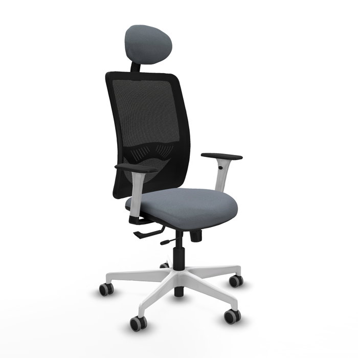 PIQUERAS Y CRESPO Silla de oficina Zulema con mecanismo Sincro/Traslack, Gris y Negro PIQUERAS Y CRESPO Silla de oficina Zulema con mecanismo Sincro/Traslack, Gris y Negro