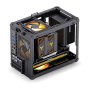 Jonsbo C6 MAX Caja de PC Mini Micro-ATX con Vidrio Templado, Negro