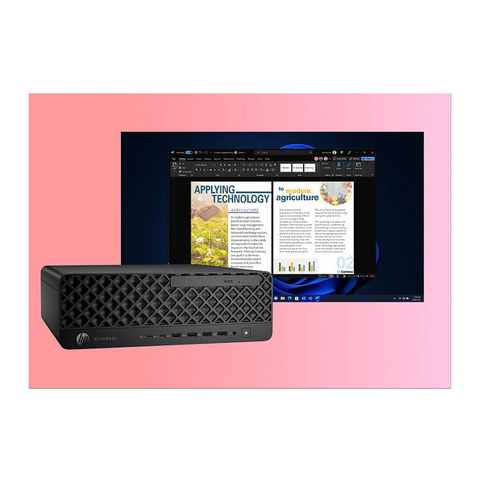 HP EliteDesk 8 SFF G1I AI CU7-265 con 32GB RAM, 512GB SSD y RTX A400