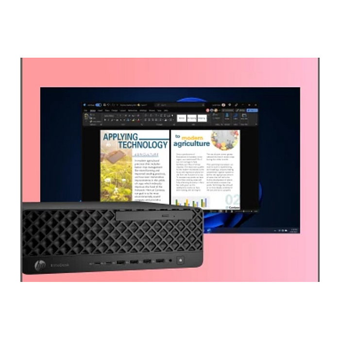 HP EliteDesk 8 SFF G1I AI CU7-265 con 32GB RAM, 512GB SSD y RTX A400