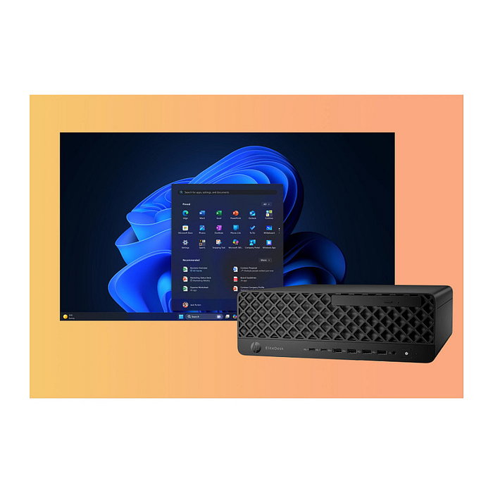 HP EliteDesk 8 SFF G1I AI CU7-265 con 32GB RAM, 512GB SSD y RTX A400