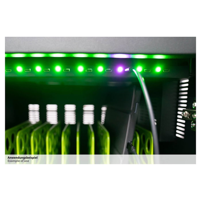 GoodConnections ANTARES PRO T30C Armario de carga para 30 dispositivos con desinfección UV-C y USB-C