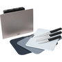 Joseph Joseph Nest Plus Set de tablas de cortar y cuchillos de 6 piezas