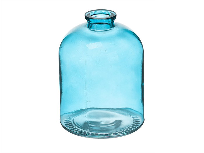 GIFTDECOR Frasco Cristal Redondo Turquesa