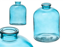 GIFTDECOR Frasco Cristal Redondo Turquesa