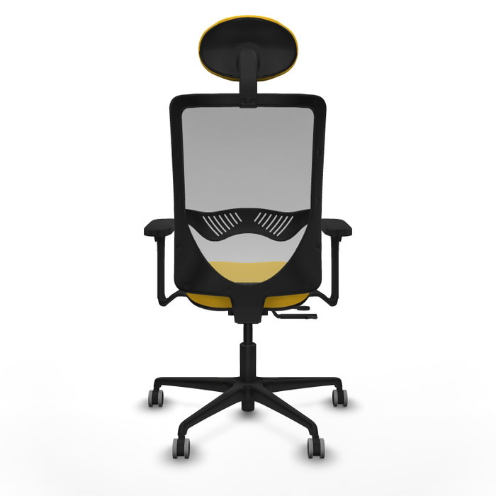 PIQUERAS Y CRESPO Silla de oficina Zulema Sincro/Traslack Amarillo/Gris PIQUERAS Y CRESPO Silla de oficina Zulema Sincro/Traslack Amarillo/Gris