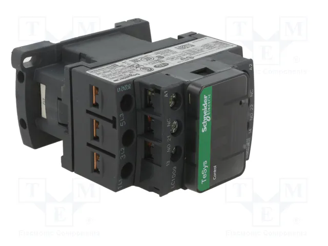 SCHNEIDER ELECTRIC Contactor TeSys D LC1D09D7 3-polar 42VAC