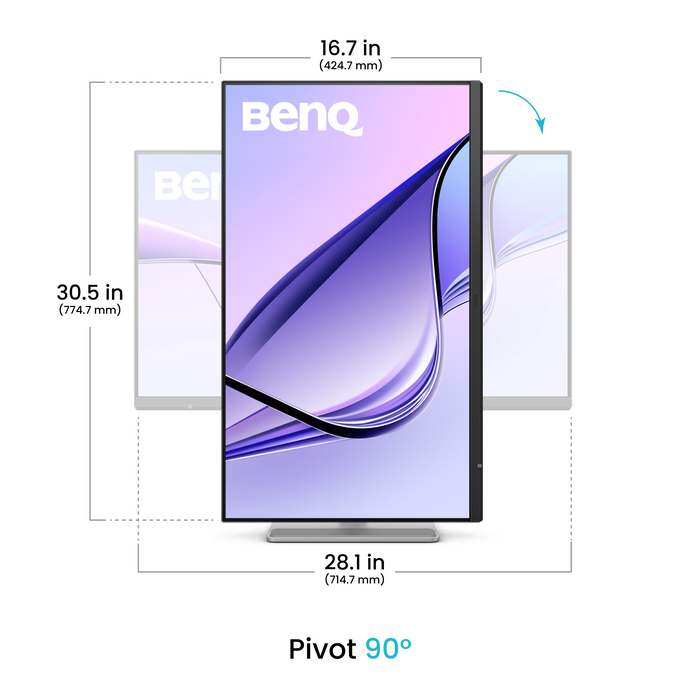 BenQ MA320UG Monitor 4K Ultra HD 32 pulg Nano Gloss Blanco
