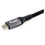 EQUIP 128380 Cable USB-C a USB-C 40 Gbps, USB4 Gen 3x2, PD 240W, 0.5m, Negro, para Carga Rápida y Transferencia de Datos 4K/8K HDR