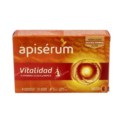 APISERUM Vitalidad 30 Cápsulas