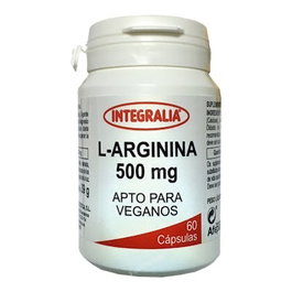 INTEGRALIA L-Arginina 500 mg, 60 Cápsulas