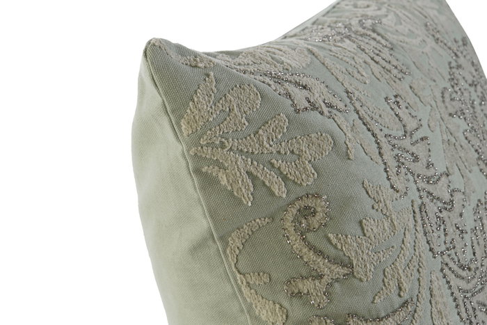 DKD Home Decor Funda Cojin Verde Algodon 40 x 60 cm