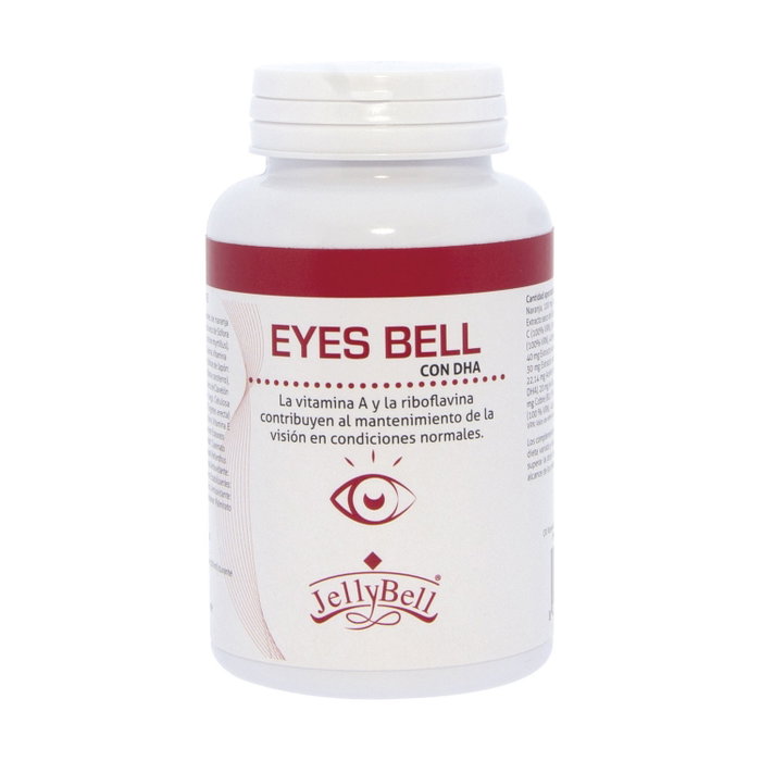 Jellybell Eyes Bell 60 Cápsulas - Con Vitamina A y Riboflavina para el Mantenimiento de la Visión Jellybell Eyes Bell 60 Cápsulas - Con Vitamina A y Riboflavina para el Mantenimiento de la Visión