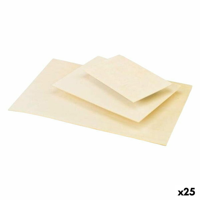 Faibo Tablero de Marquetería para Manualidades 40x60cm (Set de 25)